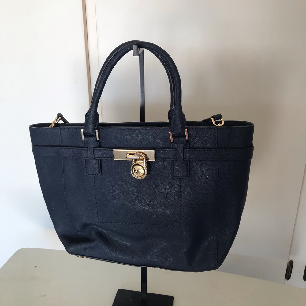 Michael Kors Hamilton navy blue